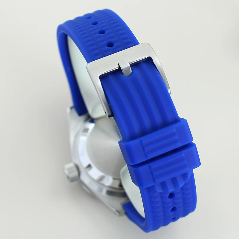 40 มม.นาฬิกายางสําหรับ Seiko NH35 NH36 NH34 NH38 4R36 การเคลื่อนไหว 28.5 มม.Sapphire Glass 62mas นาฬิกาอะไหล่ซ่อม