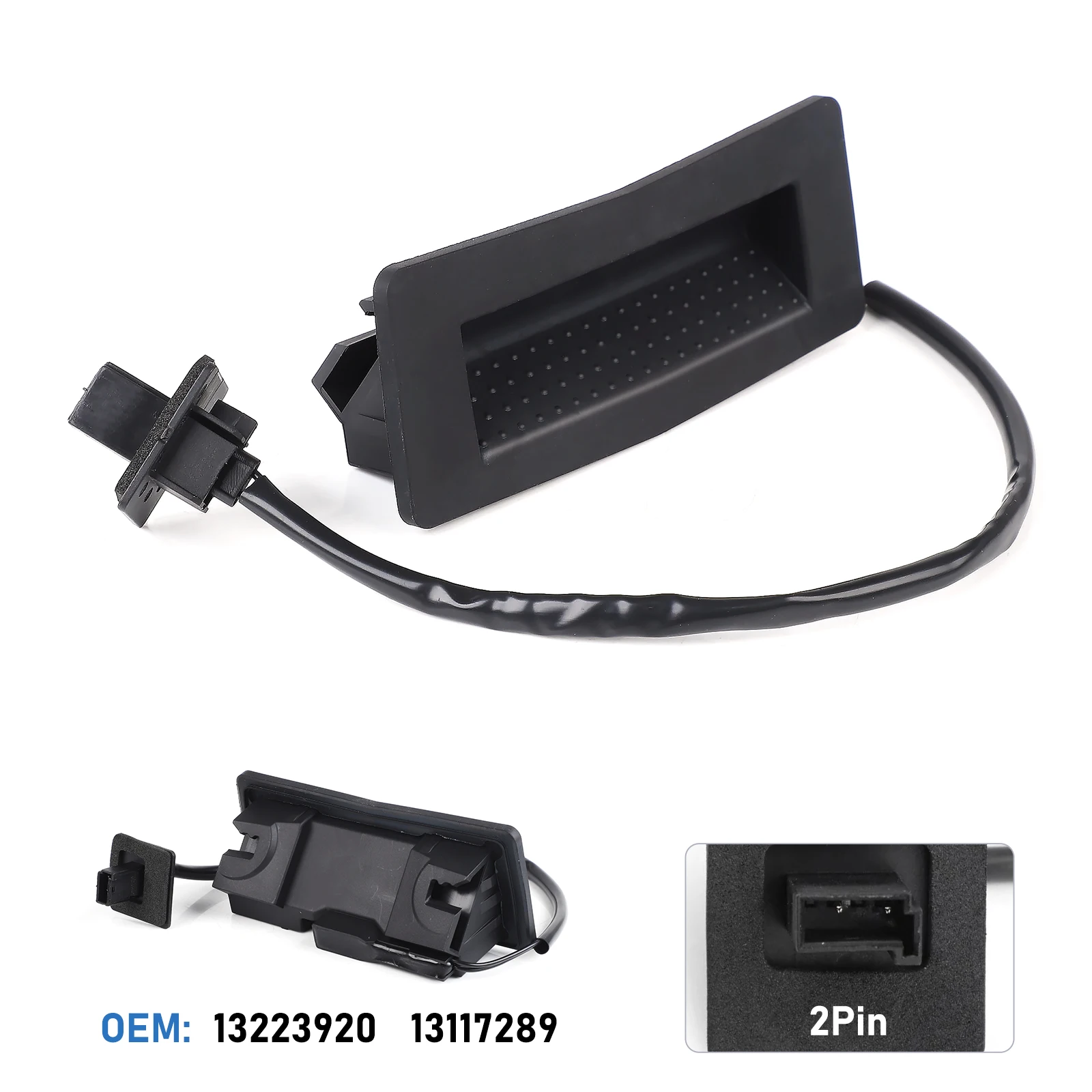 

6240399 13117289 13223920 Black Abs Case Fit Switch Tailgate Release Button for Vauxhall Astra Mk V 2004-2010 Hatchback