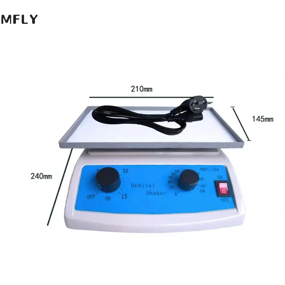 NMYC-100 Laboratory Rotary Oscillator RPR Mixer Lab Orbital Rotator Shaker Orbital Oscillator 210RPM Adjustable Speed Oscillator