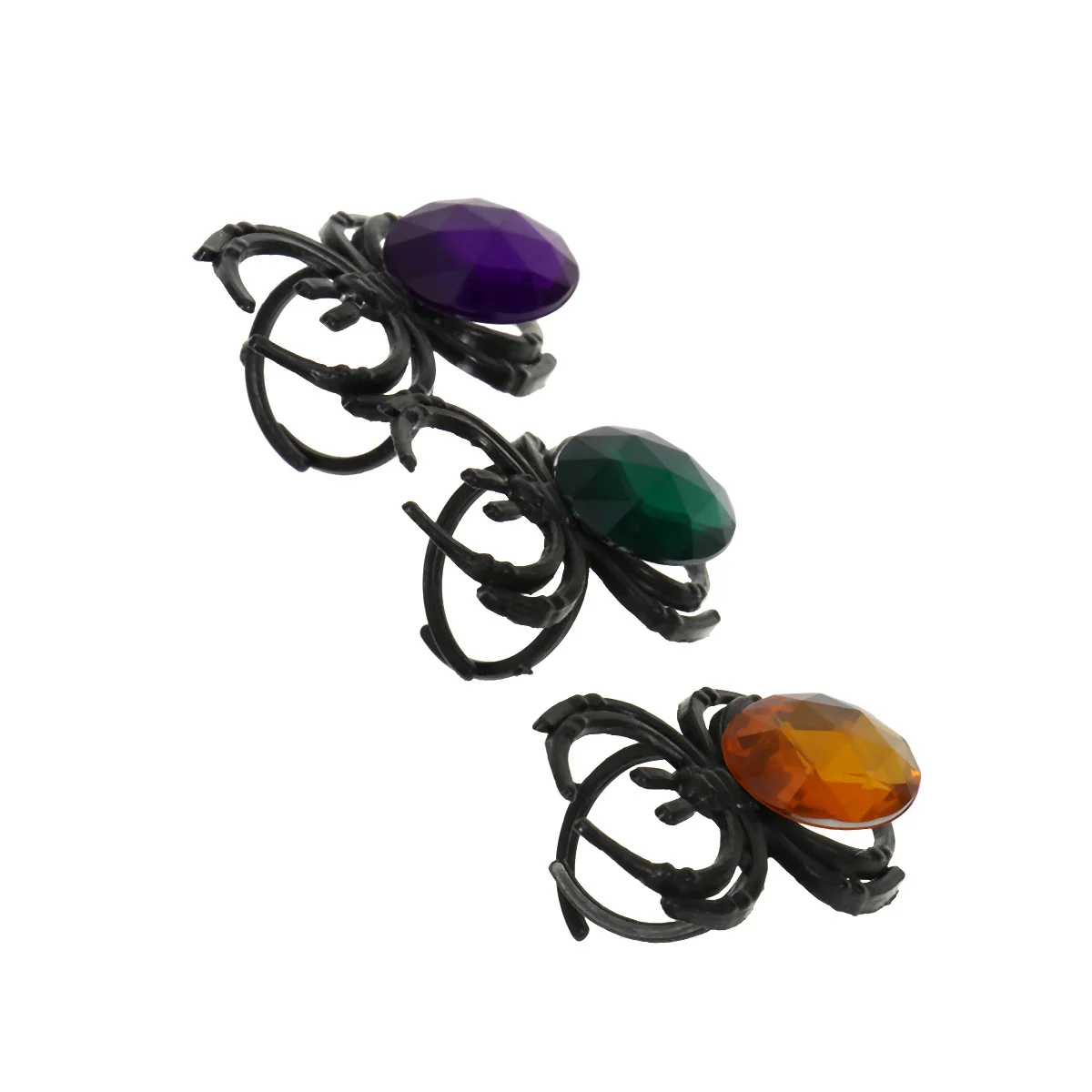 25 Pcs Rings Toy Halloween Finger Toys The Princess Spider Party Miss Child Kids