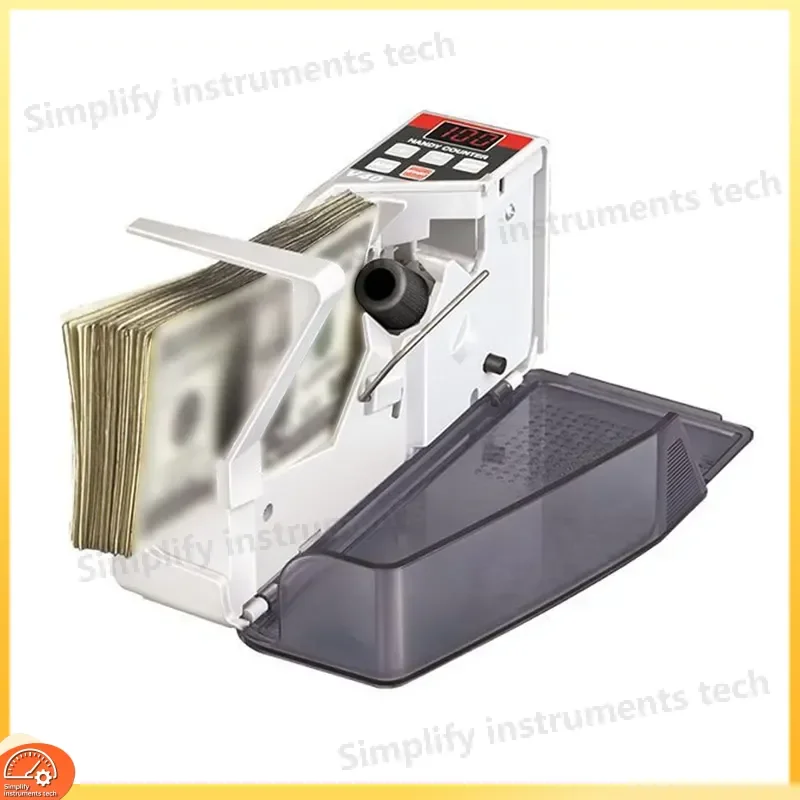 Mini Money Counter Bill Counter Compact Cash Counting with LED Display for Small Business Multi Currency Store Shop
