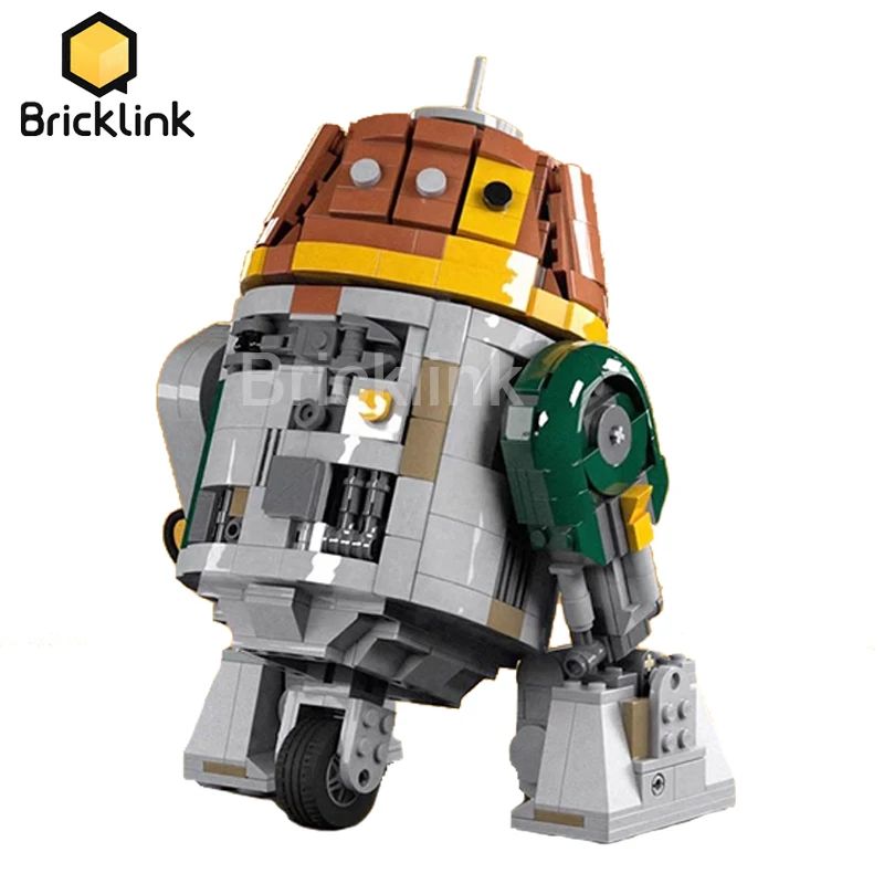

Bricklink MOC Star Movie Интеллектуальные фигурки роботов C1-10P Наборы роботов-измельчителей Креативные строительные блоки Детские игрушки Рождественский подарок