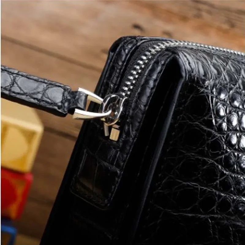 ourui  crocodile bag men briefcase  new  crocodile leather  Men's bags  men handbag