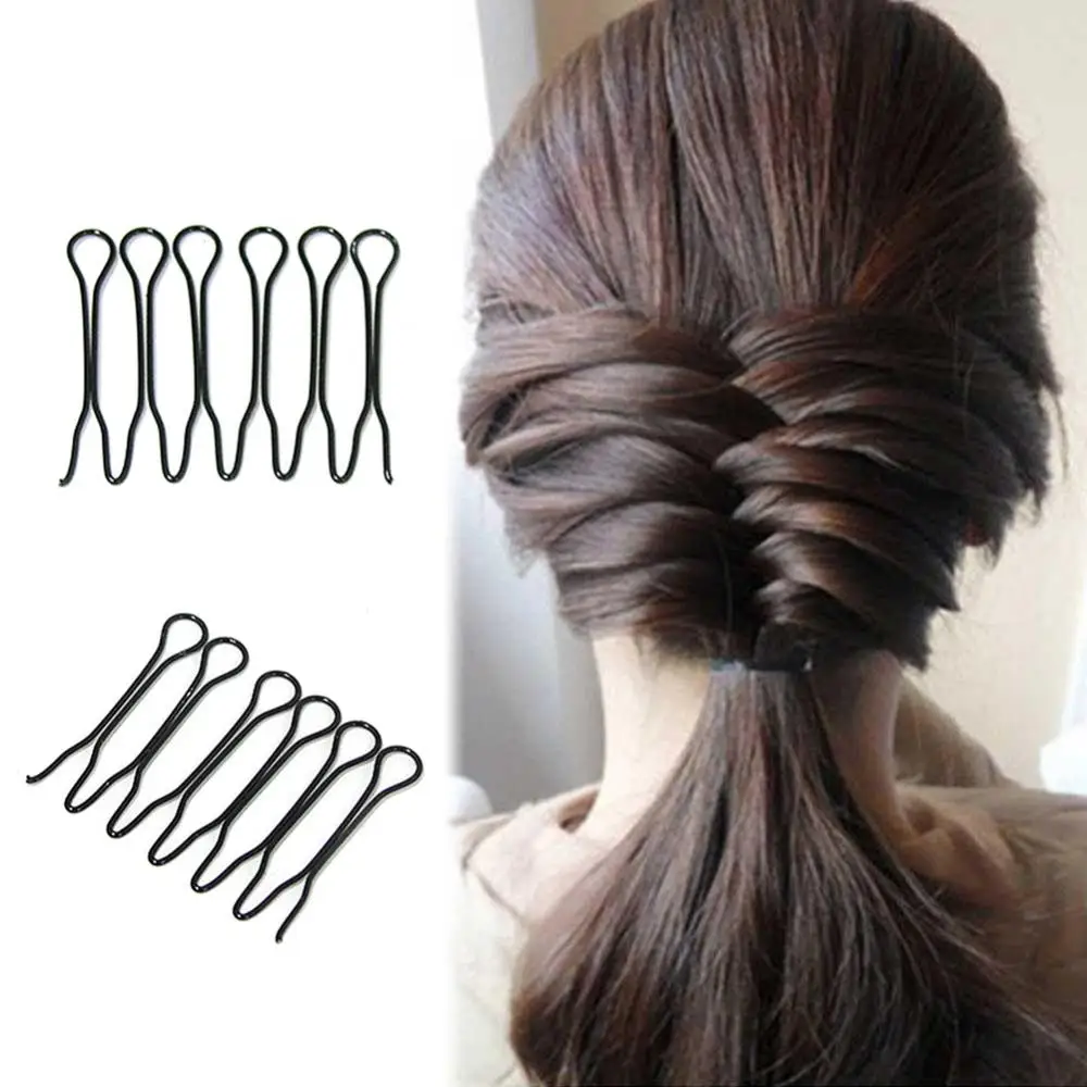 2Pcs Mini Hair Braider Twist Clips Hairdisk DIY Princess Head Bangs Insert Comb