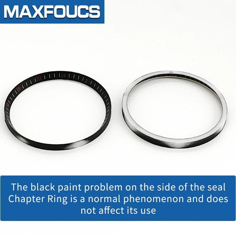 Suitable For SKX007 - 30.45mm * 27.5mm Watch Parts, Watch Case, Plastic Chapter Ring For Watch Modification