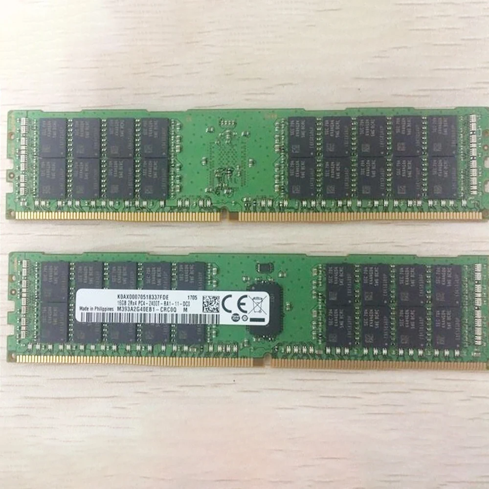 1 pz M393A2G40EB1-CRC0Q RAM 16GB 16G 2 rx4 2400T 2400 DDR4 REG per memoria Server Samsung