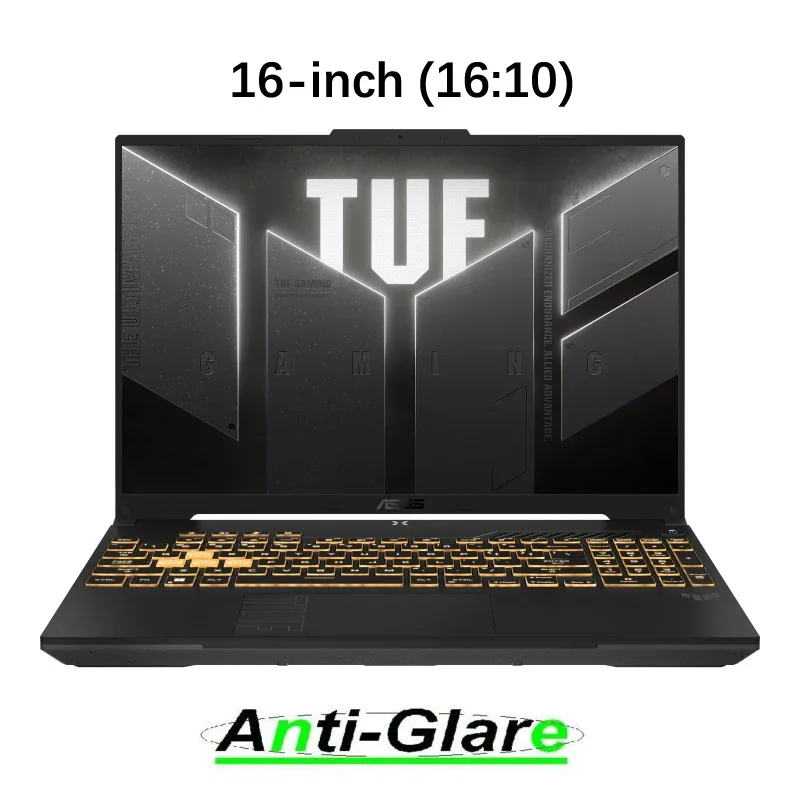 2X Anti Blue Light and Anti Glare Screen Protector Guard Cover for ASUS TUF Gaming A16 (2024) FA607PI/F16 2024 FX607JV 16