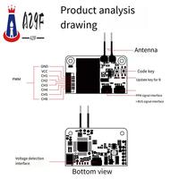 A29F-For Flysky FS-X6B 2.4G Receiver PWM PPM I.BUS For FPV Racing Drone FS-I10 FS-I8 FS-I6X FS-I4 FS-I6 FS-I6S Transmitter