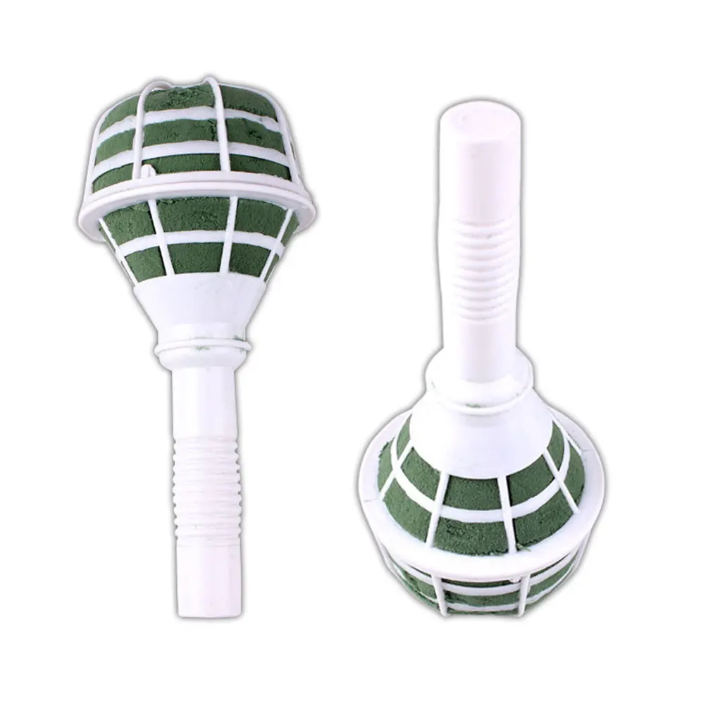 

6pcs Flower Holders With Mud Floral Foam Base For Wedding Bouquet Diy Decorations Bridal Floral Handle Wreath Making Kit Garden