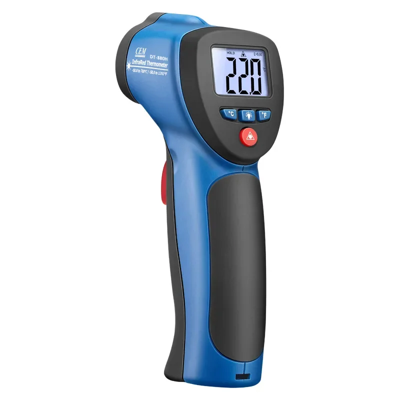 DT-880 Handheld Infrared Temperature Measurement -50~500 ℃ Non Connected Temperature Measurement Fixed Emissivity High Precision