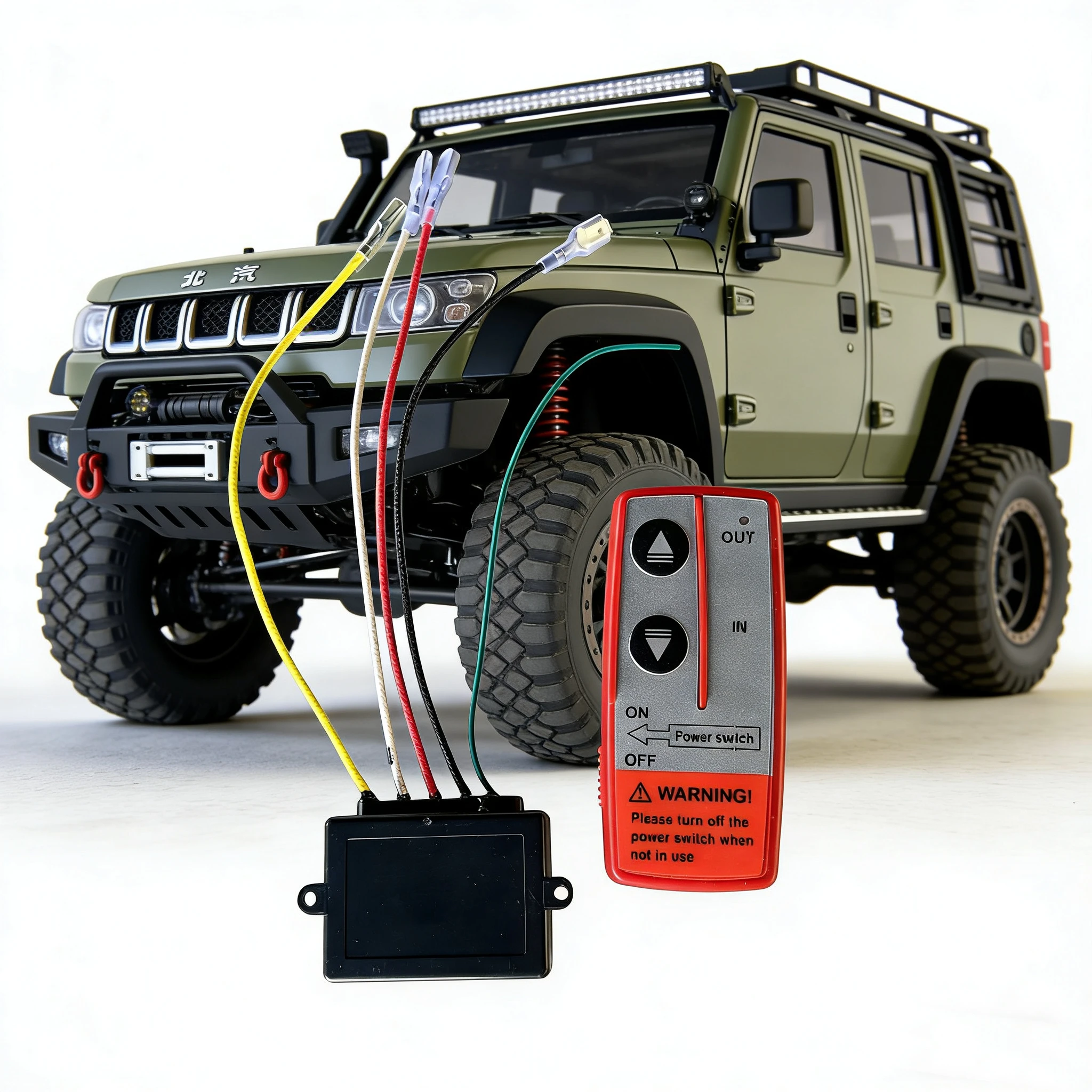 12V 24V Remote Control Kit Wireless Winch Remote Control Switch For Truck ATV SUV Winch Universal Switch
