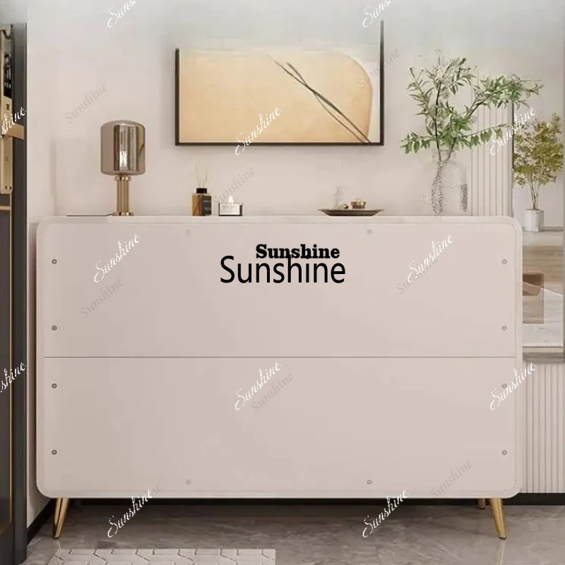 White Senior Sense Living Room Cabinets Rustic Drawers Space Saving Cabinets Modern Narrow Gabinete De Almacenamiento Furniture view 4