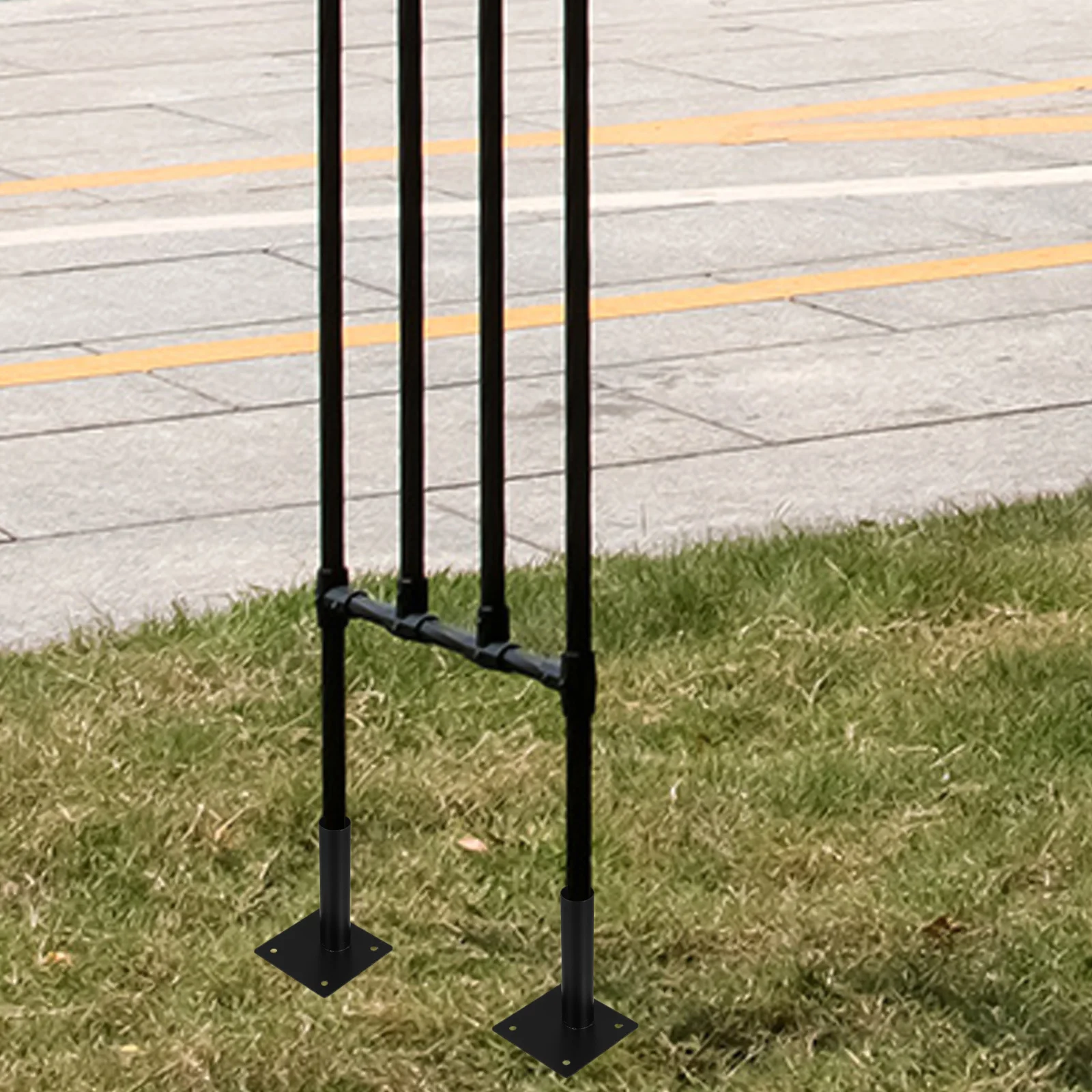 

Plastic Base Parts Supplies Accessories Garden Base Balcony Garden Practical Fence Part Holder Fence Feet Support