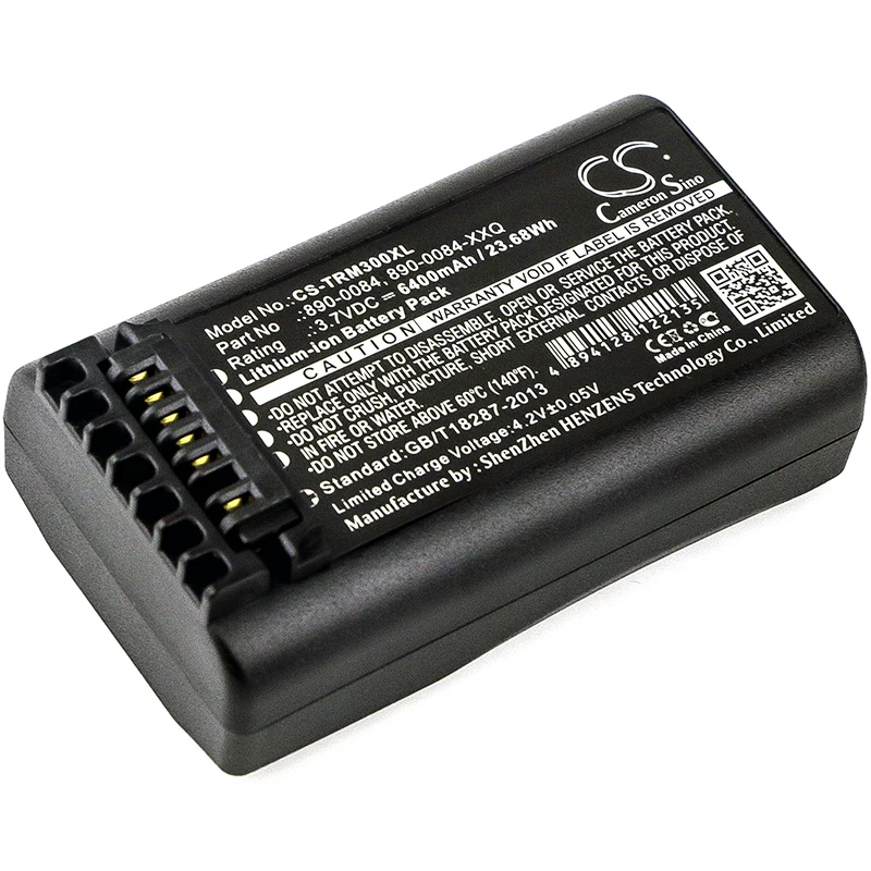 Cameron Sino 6400mAh Battery For Trimble 108571-00 53708-00 53708-PRN 890-0084 890-0084-XXQ 990651-004277 993251-MY ACCAA-101
