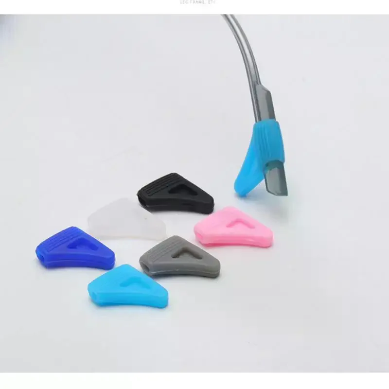 5Pairs نظارات الأذن قبضة الرياضة النظارات الأذن هوك سيليكون مكافحة زلة نظارات مريحة آمنة معبد نصائح كم التجنيب حامل #1