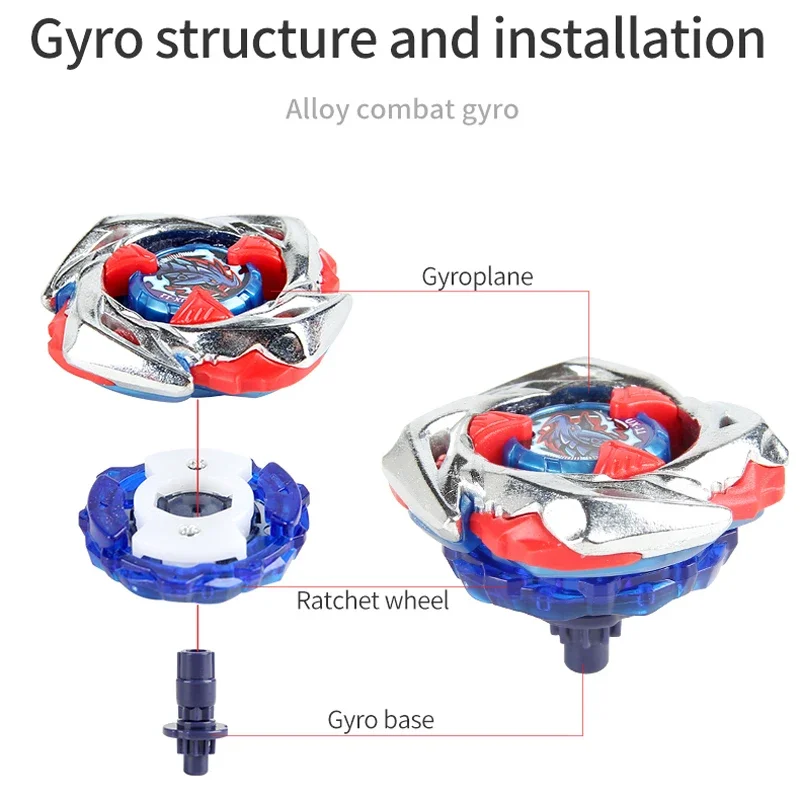 UX-11 démarreur Impact Drake 9-60LR avec Ripcord gyroscope filature jouet bataille haut jeu cadeau