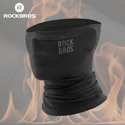 ROCKBROS 겨울 따뜻한 사이클링 페이스 마스크 유지 양털 하이킹 캠핑 스키 발라크라바 넥 스카프 방풍 MTB 도로 자전거 자전거 마스크