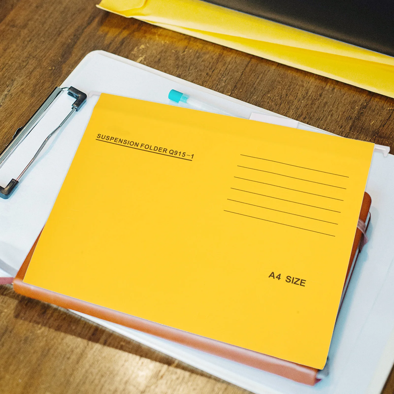 

5Pcs File Colorful Colorful File Folder Bills Holder Coupon Organizer Receipts Iron Hanging Office Storage