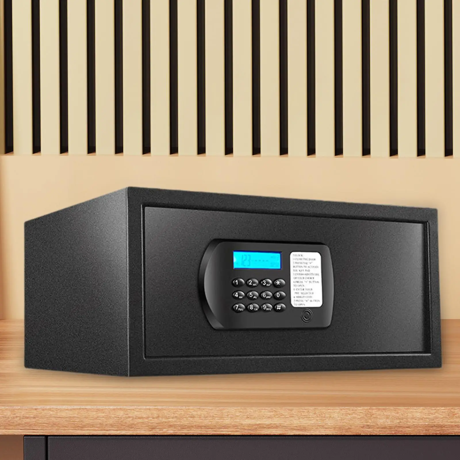 صندوق الأمان الرقمي، صندوق قفل بكلمة مرور، صندوق الأمان لمستندات الفنادق #4