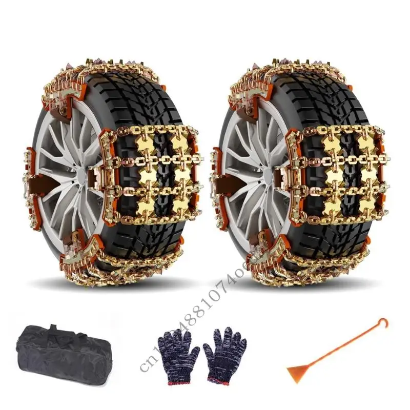 

0XXC Steel Tire Snow Chains For 165 285mm Tires Enhanced Grip Ice