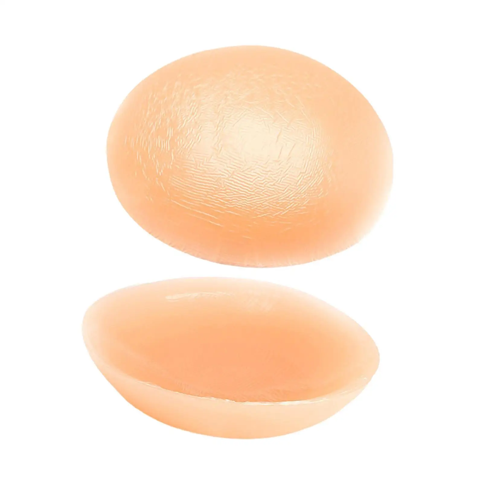 1 Pair Silicone Hip Pads Portable Realistic Women Fake Buttocks for Single Board