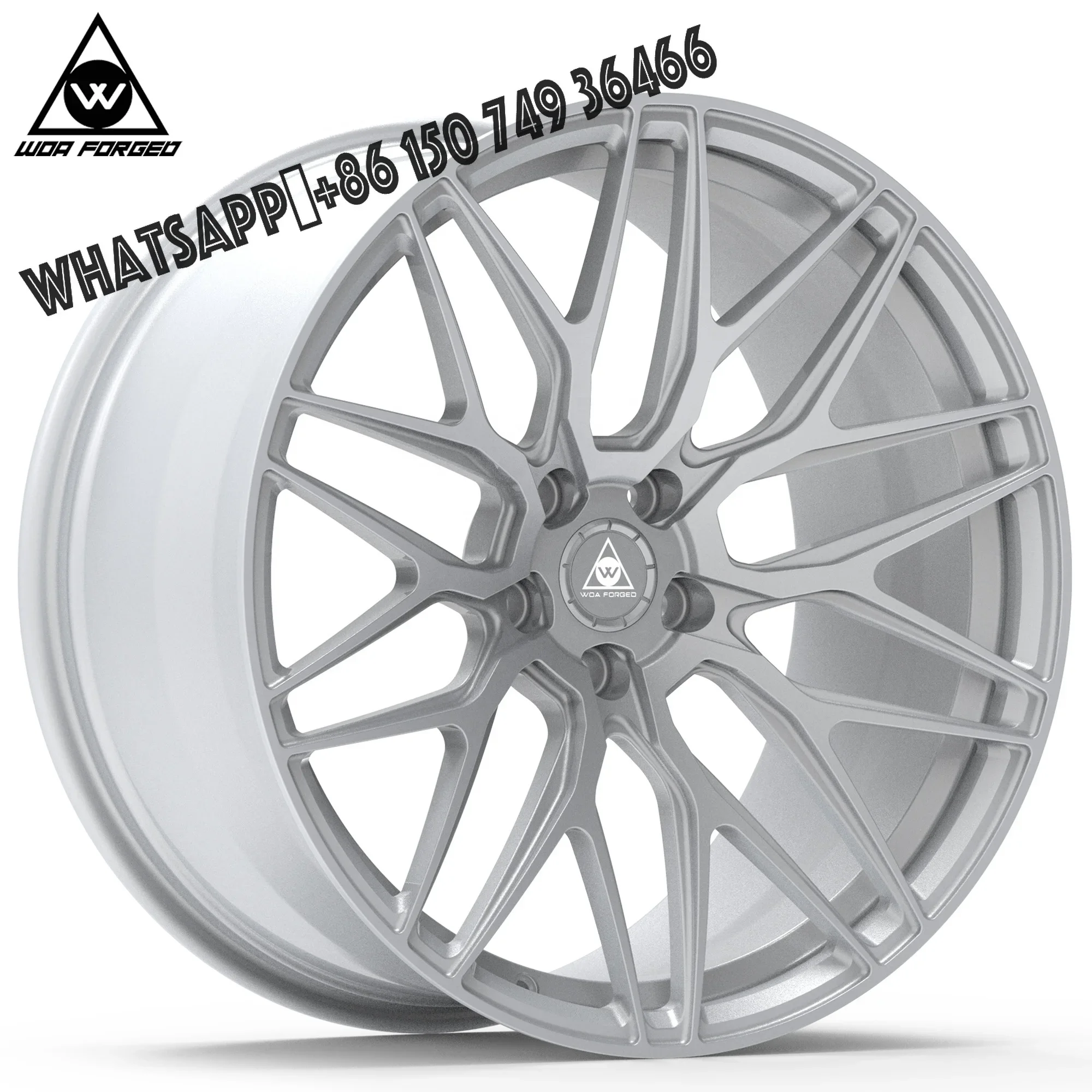 

WOAFORGED Alloy Passenger Car Wheel Multi Spoke Silver Chrome 5x112 5x130 5x120 19 20 21 22 23 Inch Rims for bmw Forged Wheel