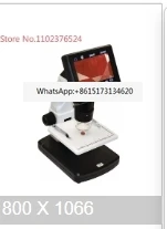 Professional 3.5 inches lcd usb video measuring jewellery biological microscope electronic digital