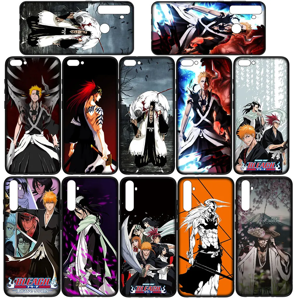 Etui na telefon Bleach RENJI Byakuya Ichigo Kurosaki Cover dla Xiaomi Poco X3 NFC X4 M2 M3 M4 Pro 4G M5 F3 10T 11T 11 12 C3 C40