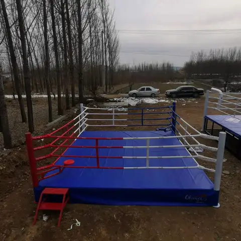 Gym Equipment Elevated 100Cm Canvas Cover Boxing Ropes for Professional Training Wrestling Ring Toy