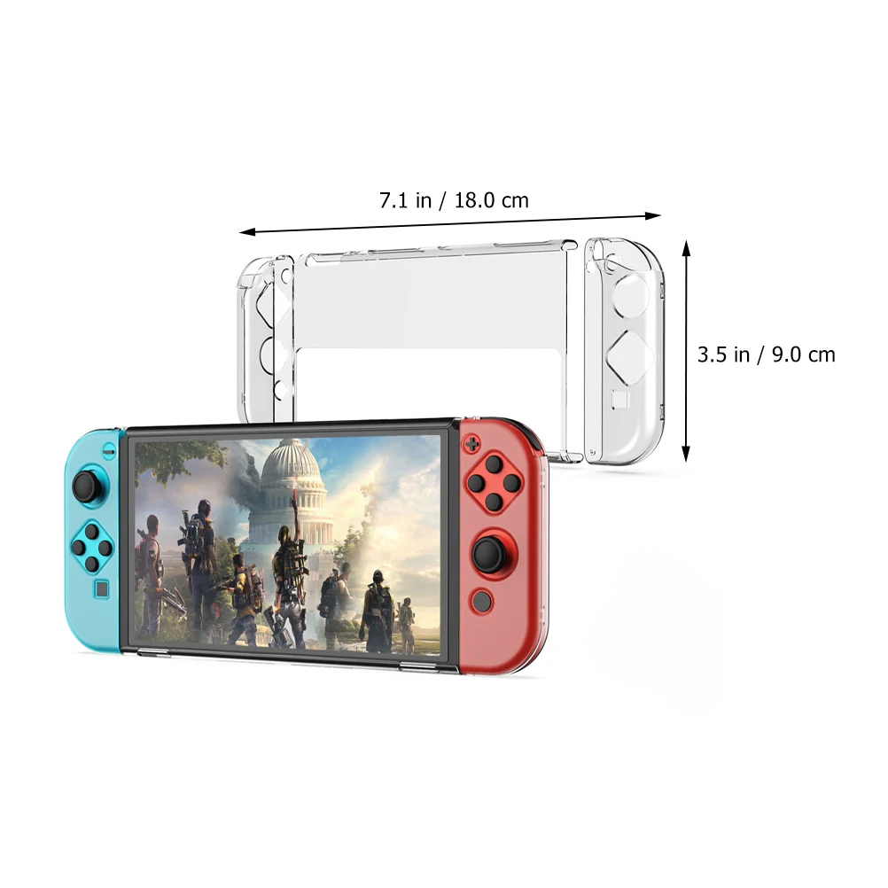

Switch Protective Case Clear Visual Effects Compatible Game Console Shell Sturdy Protection Gaming Accessories High Performance