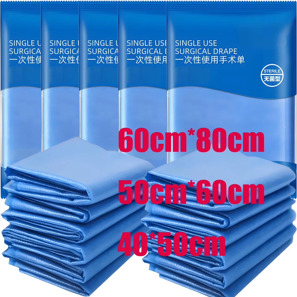 

Disposable Surgical Drapes Sheet Blue Towel Non-woven Beauty Salon Waterproof/Oil-Proof Thick Nursing Pad