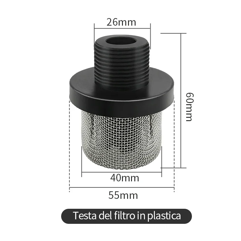 3 Pcs 288716 Inlet Suction Strainer and 288749 Airless Spray Gun Filter Combination Fit for Airless Paint Spray Gun