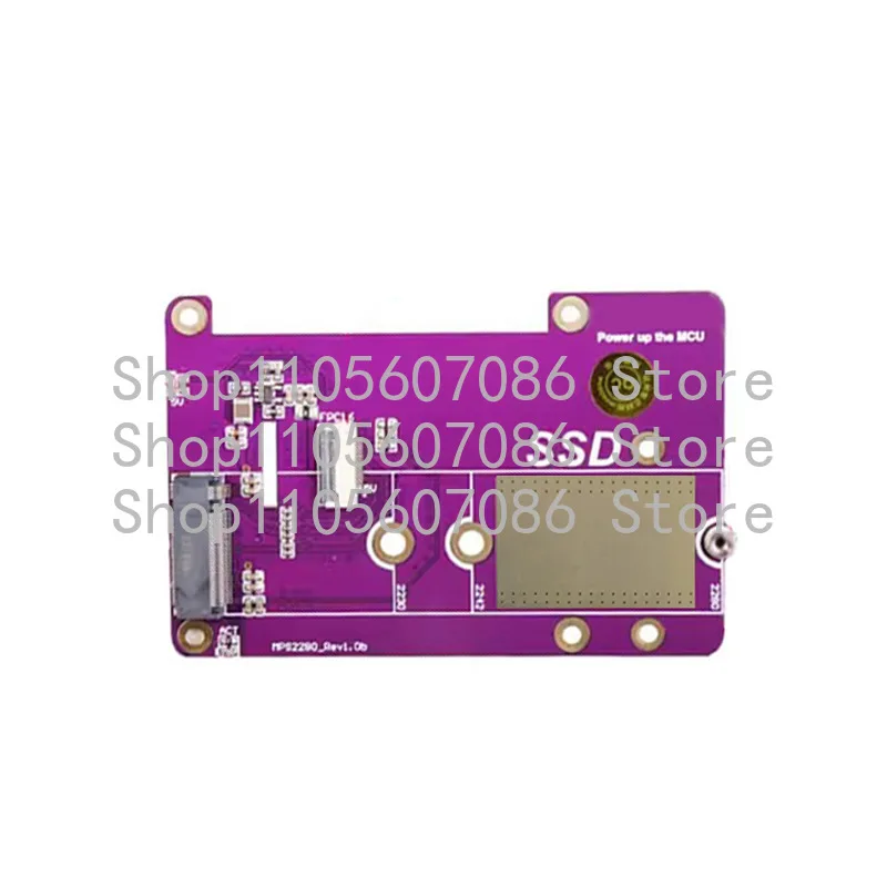 Suitable for Raspberry Pi 5 PCIE Expansion Board To M.2 NVME SSD SSD, Supports Gen3