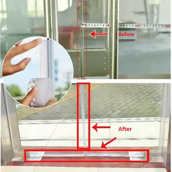 Silikonový těsnicí pásek 3M, samolepicí, pro skleněné dveře a okna, těsnicí kroužek, klimatizace, odolný proti větru a prachu 10 nejlepší prodej těsnění dveří klimatizace - №3