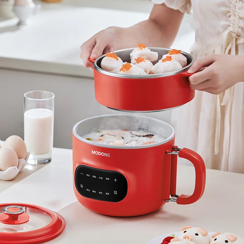 2.0L Electric Rice Cooker Smart Cooking Pot Multicooker Lunch Box Rice Cookers Hot Pot Non-stick Electric Skillet Fried Pan 220V