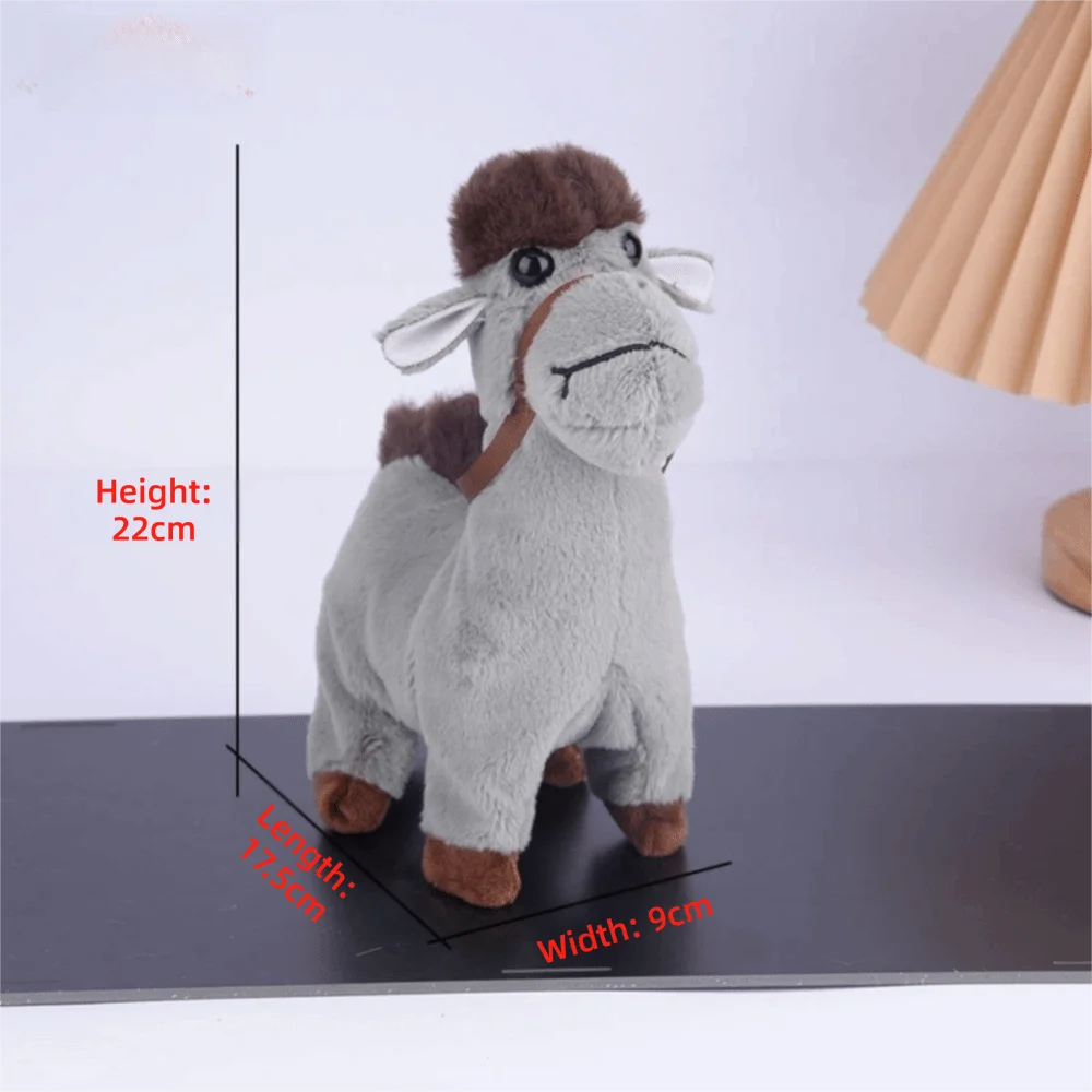 Camello Animale Domestico Realistico con Funzione Sonora, Movimento Avanti, Simulazione Cartoonesca, Funzione di Canto e Camminata