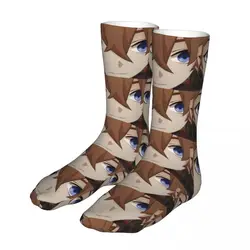 Compression Childe Genshin Impact Woman Socks 2022 Men Anime Sport Sock