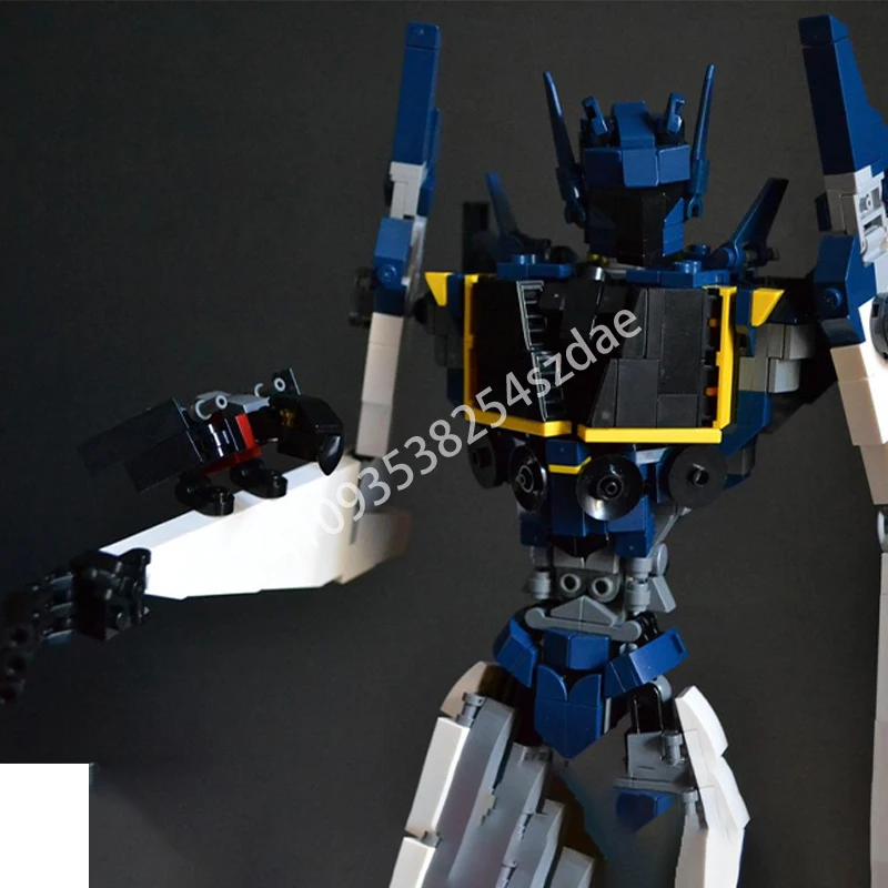

1047 шт. MOC Soundwave-трансформер робот строительные блоки креативная рождественская игрушка подарочная модель STEAM обучающий коллектор