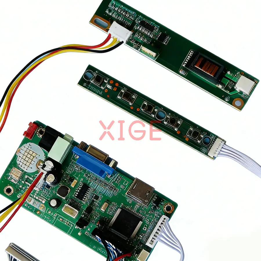 

Для CLAA154WB03 CLAA154WB08 CLAA154WB04 CLAA154WB05 комплект платы контроллера привода DIY VGA + HDMI 1280x800 1280*800 30 Pin LVDS 1-CCFL