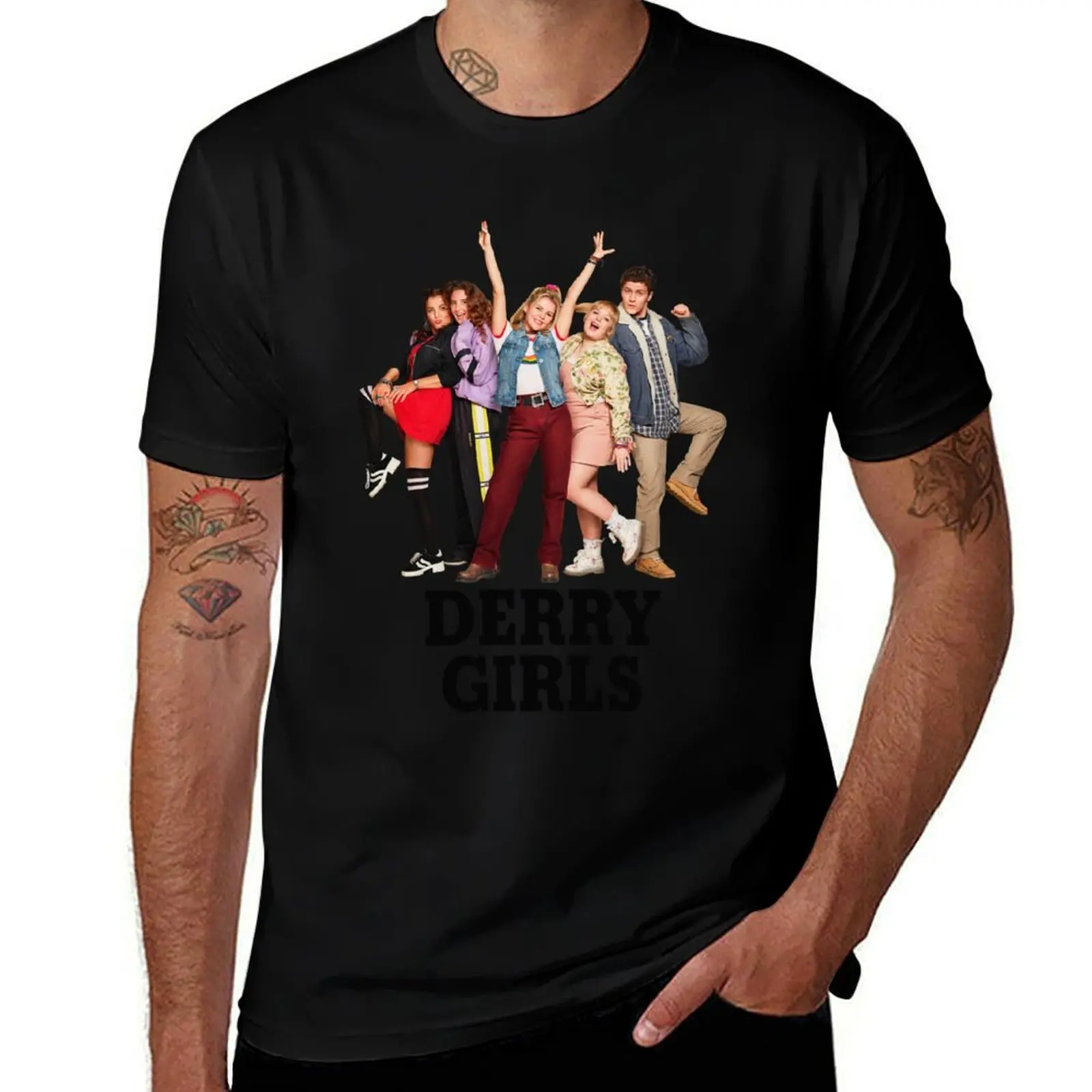 Lover Gifts Derry Girls Gift For Movie Fans T-Shirt Casual Basic Short Sleeve T-Shirt
