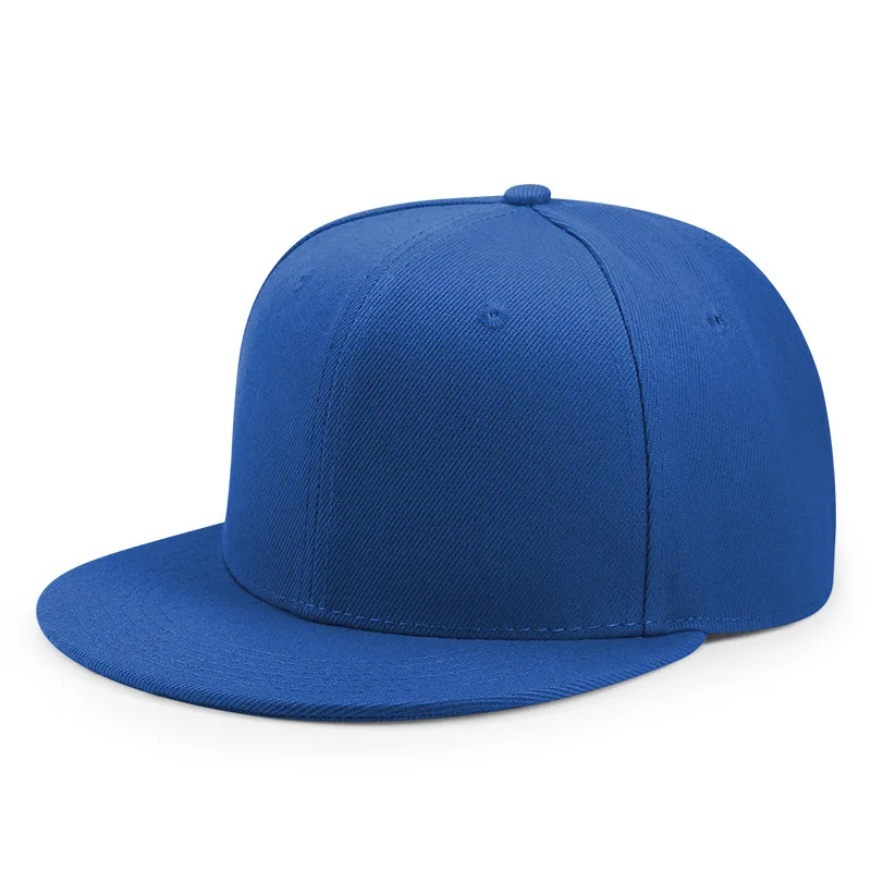 Baseball Caps For Men Women Unisex Hip Hop Solid Color Flat Brim Snapback Hats For Women Spring Summer Sun Hat Street Dance Kpop image 4