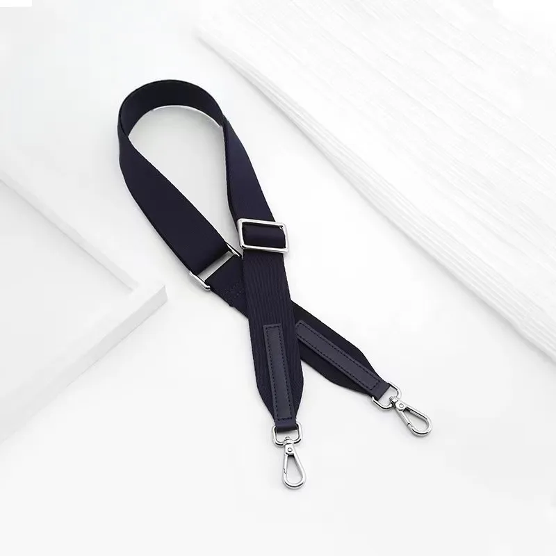 Wide Shoulder Straps Solid Color Cotton Webbing Leather Adjustable Shoulder Messenger Bag Strap Accessory Supplies