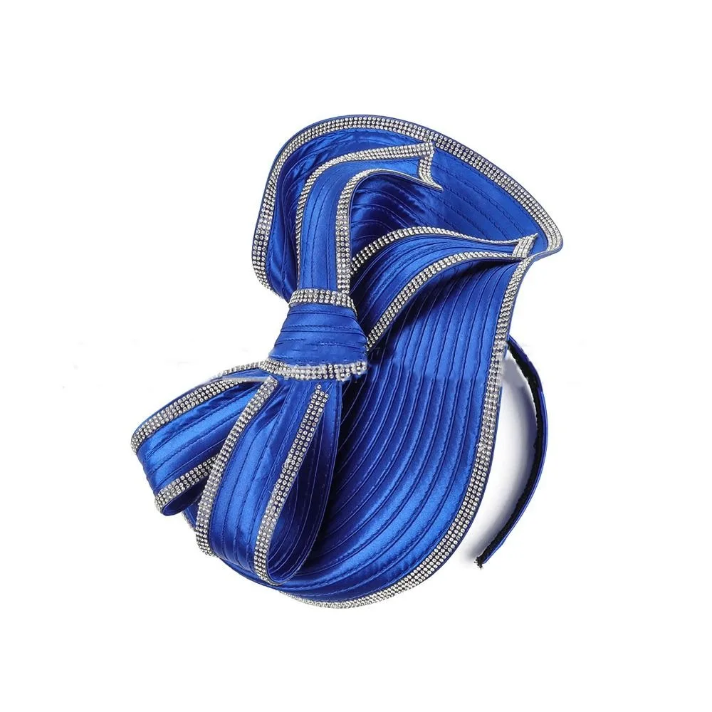 Retro Exquisiter Vintage Fascinator Hut Eleganter Süßer Braut-Kopfschmuck Schleifenknoten Haarband Formeller Hut Kentucky Kopfbedeckung Hochzeitshut – Detail 3