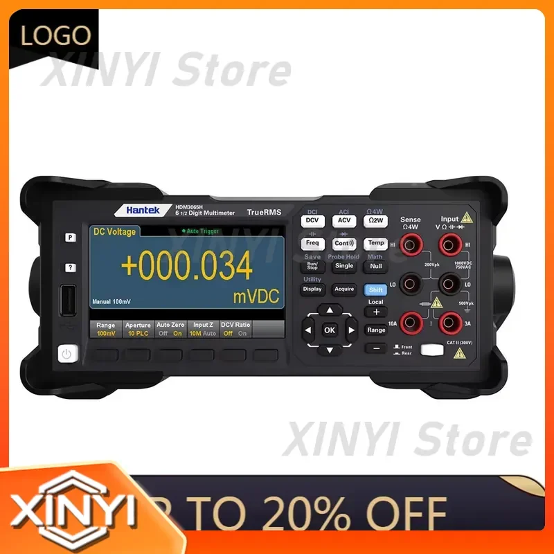 Hantek HDM3055S Digital Multimeter 5 1/2 Digit Multimeter Tester with High Acquisition Speed for Capturing Transient Signal