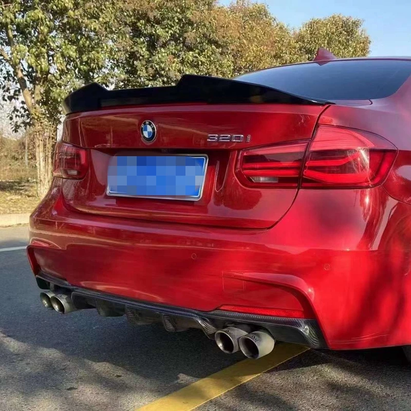 FOR BMW 3 Series F30 F35&M3 F80 Sedan PSM/P Style ABS Gloss Black Rear Spoiler Trunk Wing 2011-2019