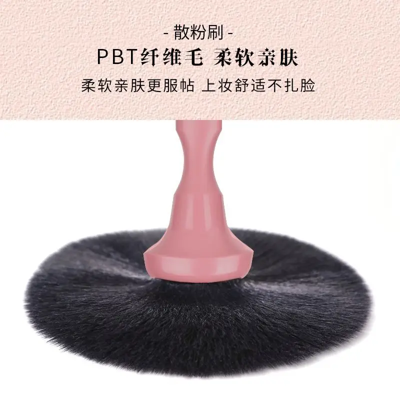 Sweet Lie 8 brochas de maquillaje, juego completo de sombra de ojos de cerdas suaves, Mini rubor, brochas de maquillaje suaves de belleza