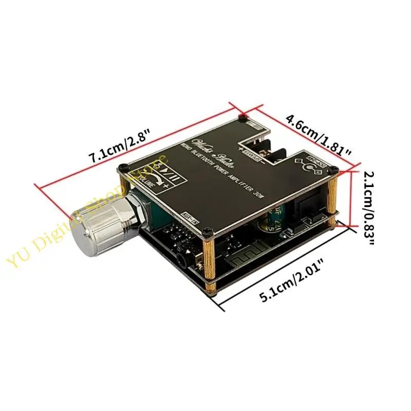 96BA ZK-301B 30W Mono Digital Power Board Bt5.3 Stereosound Amp Amplificador для домашнего театра