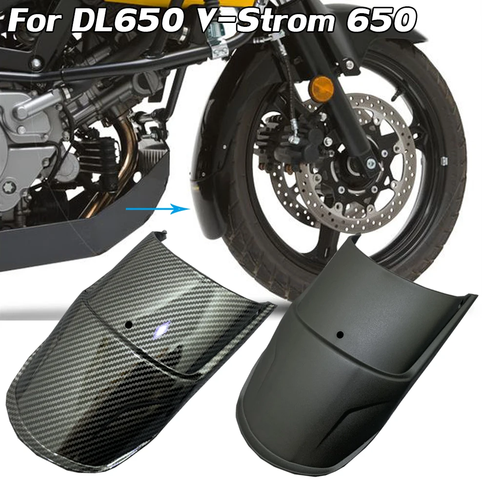 For Suzuki Vstrom 650 Front Fender Mudguard Extender Extension V Strom 1000 DL1000 DL 650 V-Strom650 v-strom 650xt 2021 Carbon