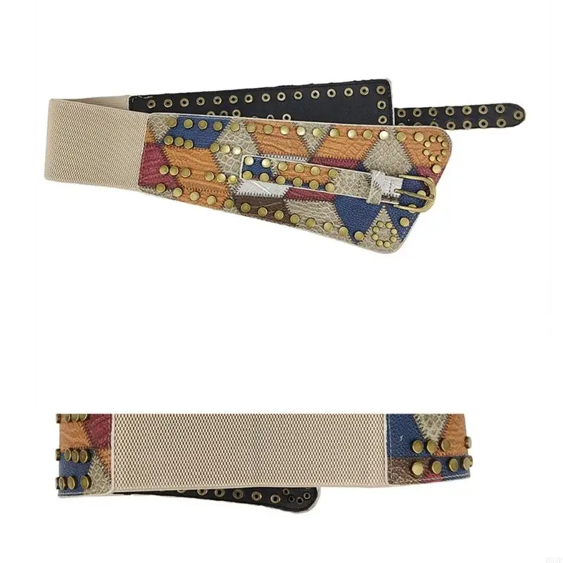 HX6F Hot Girl Belt Cowgirl Rivet