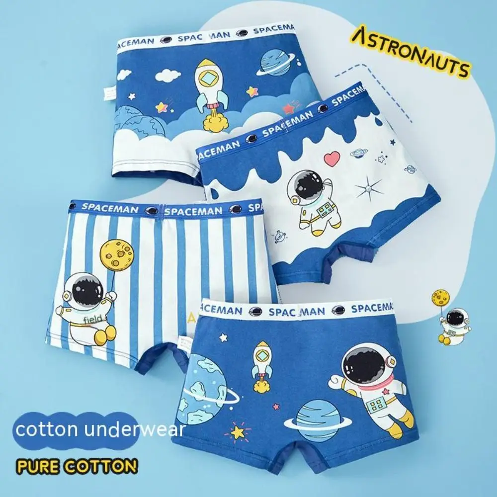 

Square Corner Boys' Underwear New Antibacterial Soft Children Shorts Cotton Elasticity Four Cornered Shorts